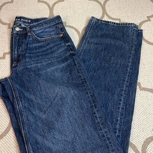 American Eagle Outfitters Low-rise baggy straight comfort stretch jeans, 4 Long